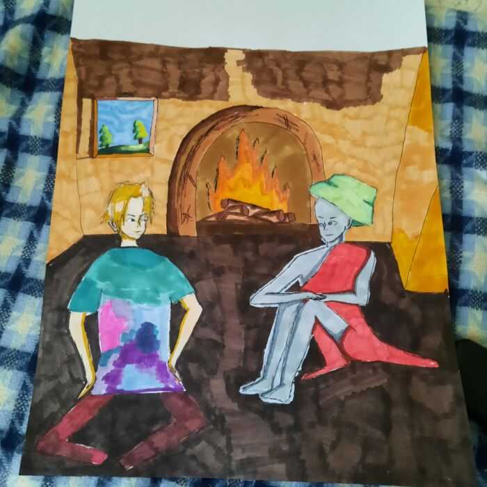 иллюстрация к прочитанной книге