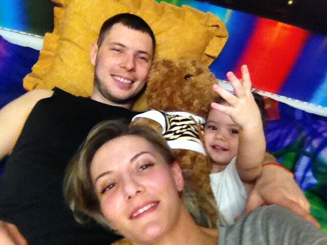 Я, супгуг и наша малышка.