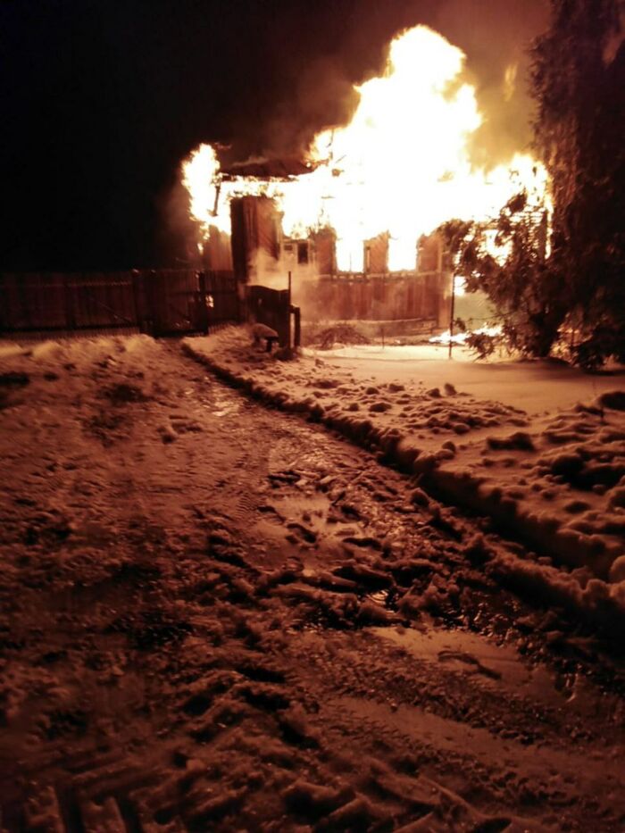 Момент пожара