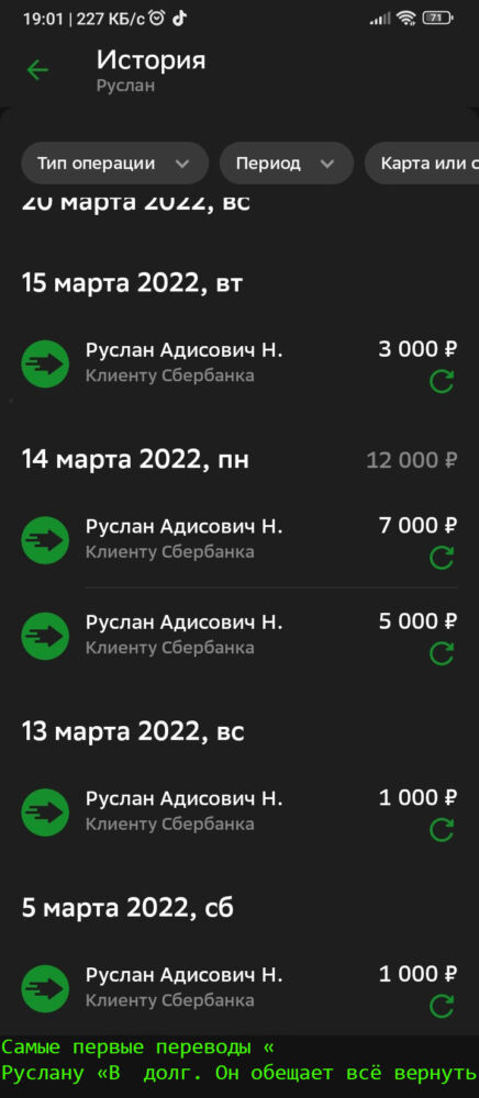 Самые первые переводы Руслану